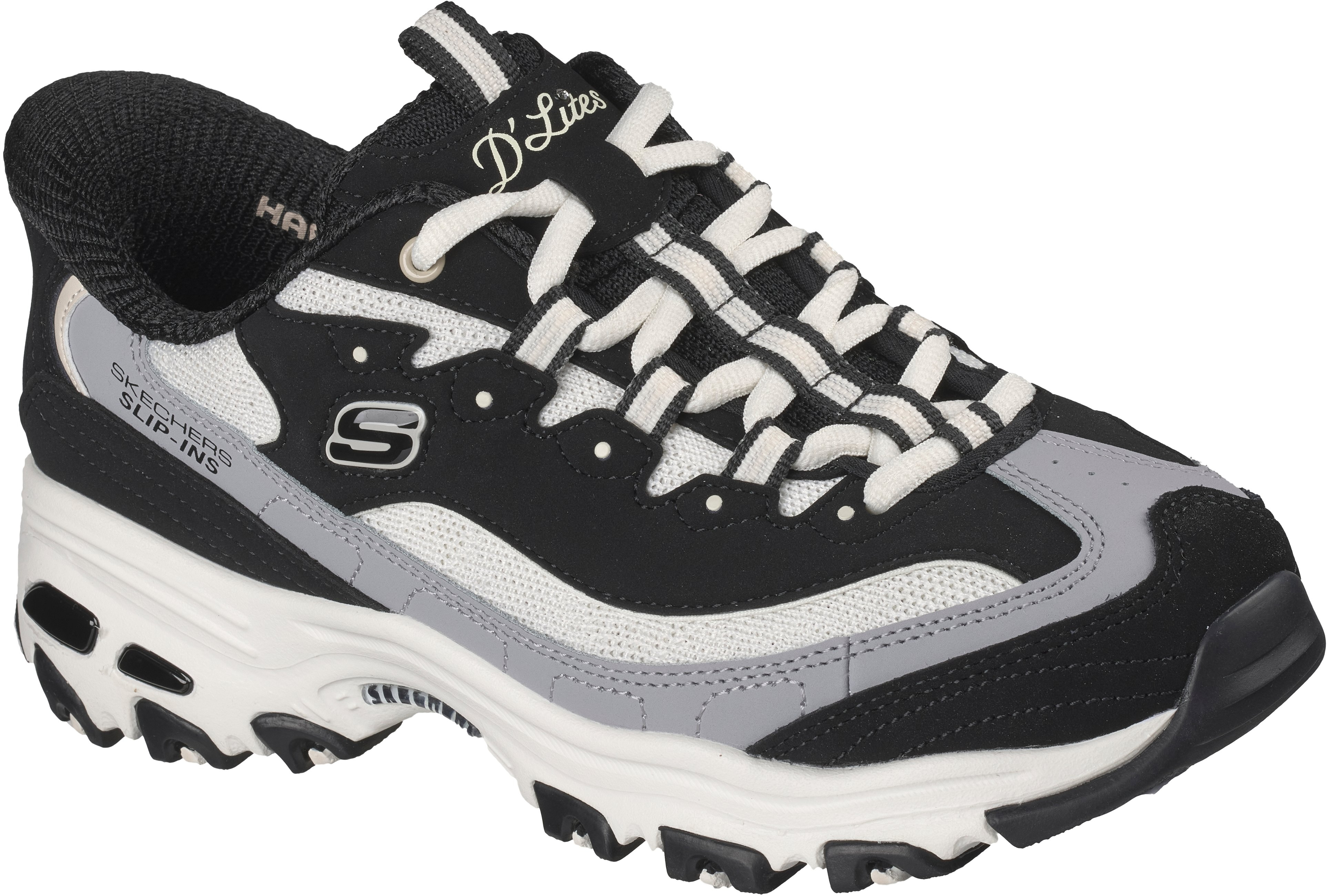 Кроссовки женские Skechers D'lites 150537 BKNT 39.5 (9,5 US) черные фото 3