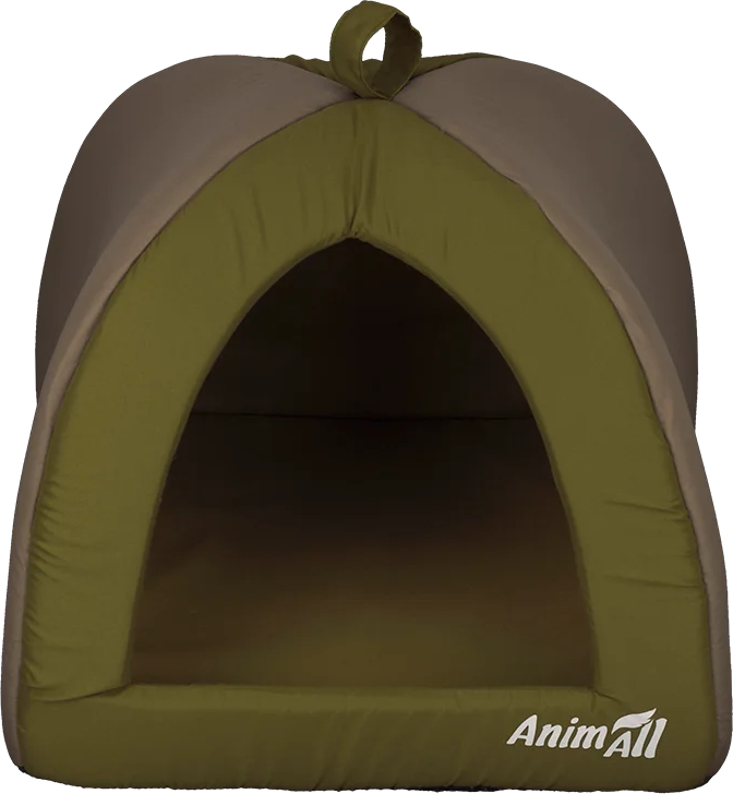 Домик для кошек и собак AnimAll 9031-1707A Green S 46х46х35 фото 
