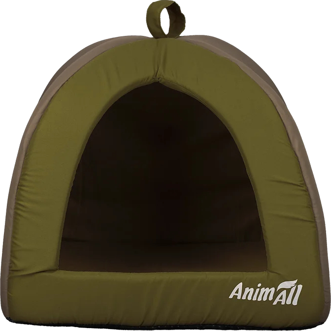 Домик для кошек и собак AnimAll 9031-1707A Green S 46х46х35 фото 