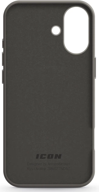 Чехол ArmorStandart ICON2 Case для Apple iPhone 16 Stone Grey (ARM81296) фото 2
