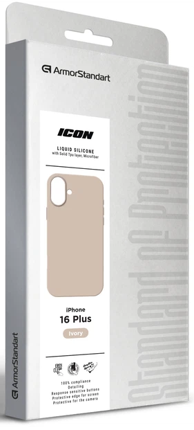 Чехол ArmorStandart ICON2 Case для Apple iPhone 16 Plus Ivory (ARM79630) фото 8