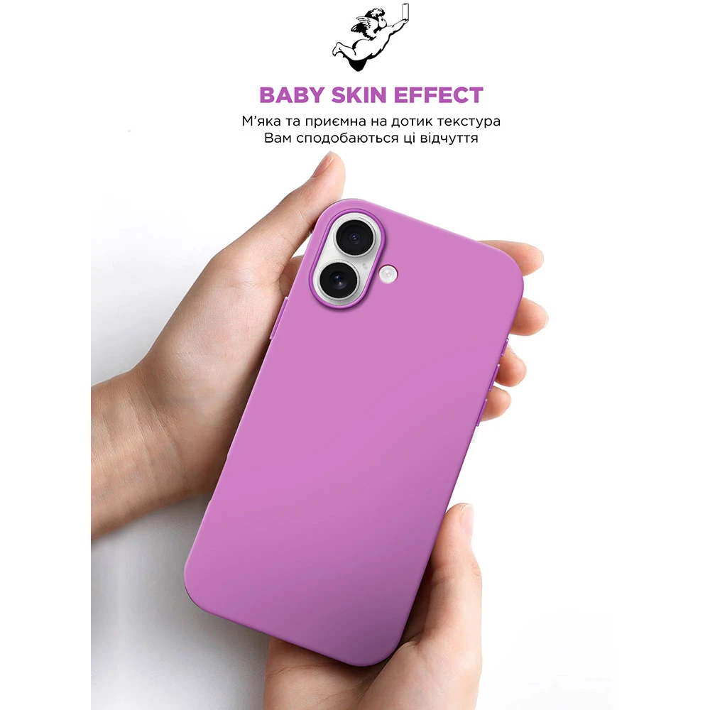 Чехол ArmorStandart ICON2 Case для Apple iPhone 16 Plus Light Purple (ARM79632) фото 7