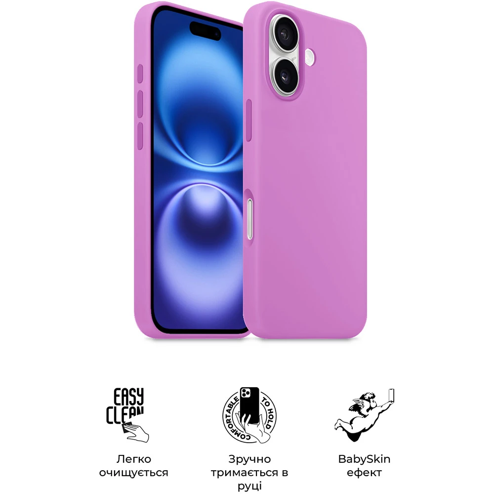 Чехол ArmorStandart ICON2 Case для Apple iPhone 16 Plus Light Purple (ARM79632) фото 3