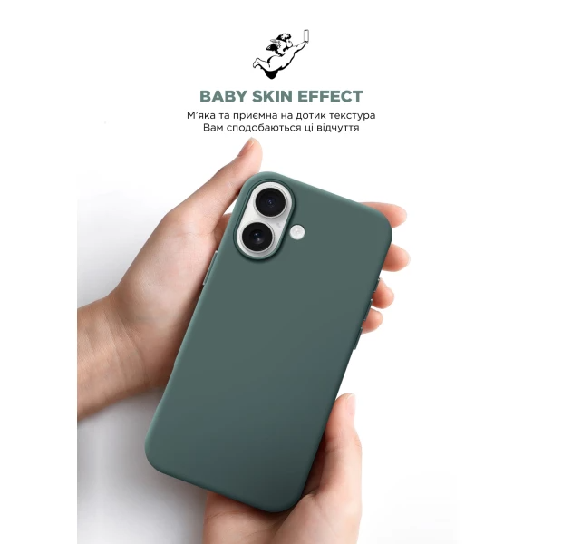 Чехол ArmorStandart ICON2 Case для Apple iPhone 16 Lake Green (ARM81298) фото 7