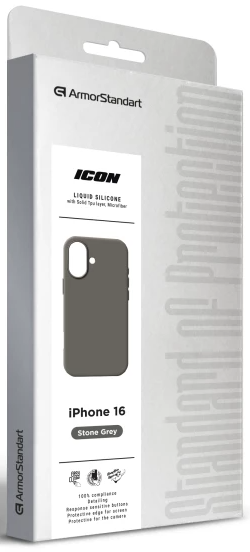 Чохол ArmorStandart ICON2 MagSafe для Apple iPhone 16 Stone Grey (ARM81311)фото10