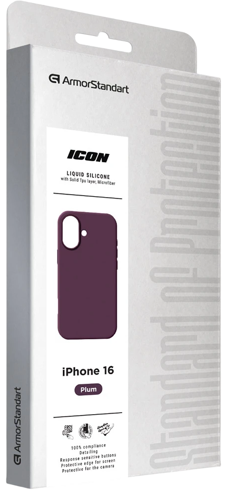 Чехол ArmorStandart ICON2 MagSafe для Apple iPhone 16 Plum (ARM81312) фото 11