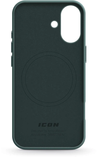 Чехол ArmorStandart ICON2 MagSafe для Apple iPhone 16 Lake Green (ARM81313) фото 2