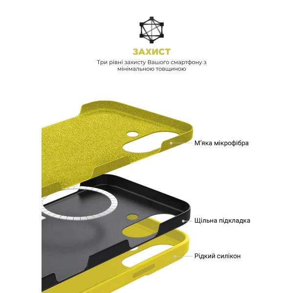 Чехол ArmorStandart ICON2 MagSafe для Apple iPhone 16 Star Fruit (ARM81315) фото 5