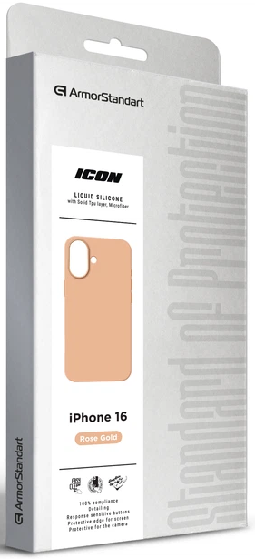 Чохол ArmorStandart ICON2 MagSafe для Apple iPhone 16 Rose Gold (ARM80181)фото10