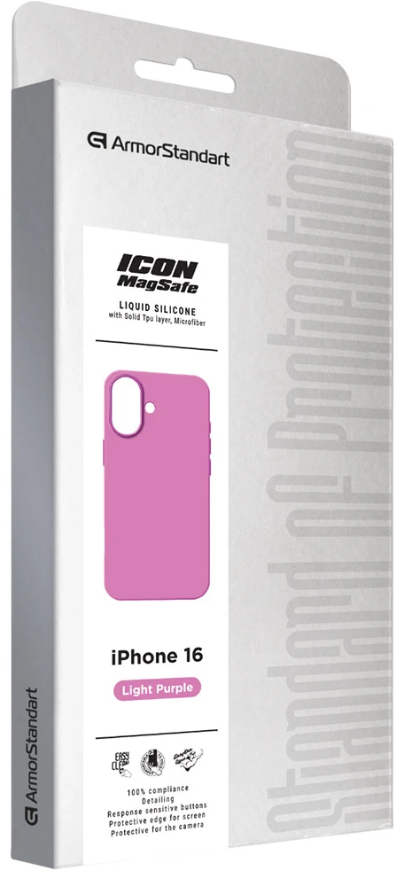 Чохол ArmorStandart ICON2 MagSafe для Apple iPhone 16 Light Purple (ARM80182)фото9