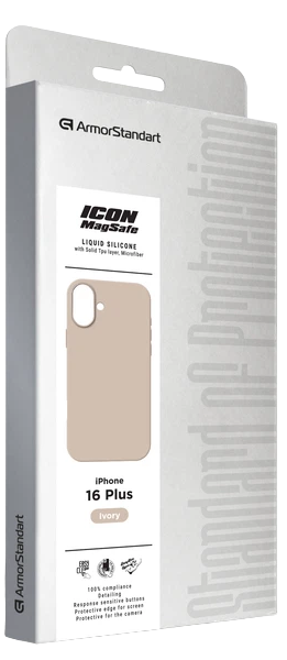 Чехол ArmorStandart ICON2 MagSafe для Apple iPhone 16 Plus Ivory (ARM80185) фото 10