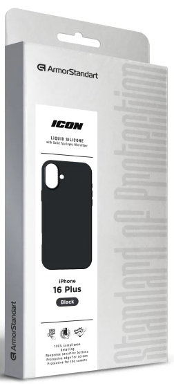 Чехол ArmorStandart ICON2 Case для Apple iPhone 16 Plus Black (ARM78623) фото 2