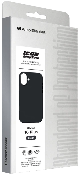 Чохол ArmorStandart ICON2 MagSafe для Apple iPhone 16 Plus Black (ARM78667)фото9