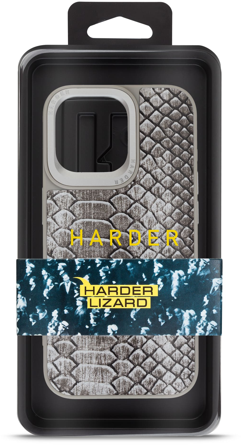 Чохол Harder Lizard для Apple iPhone 15 Pro Max Grey (ARM76876)фото3