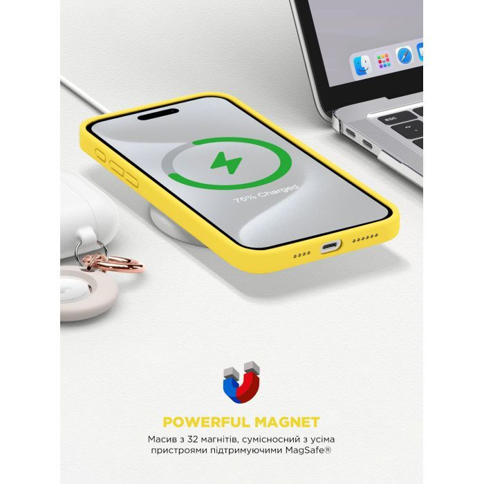 Чехол ArmorStandart ICON2 MagSafe для Apple iPhone 15 Pro Max Sunshine (ARM77015) фото 9