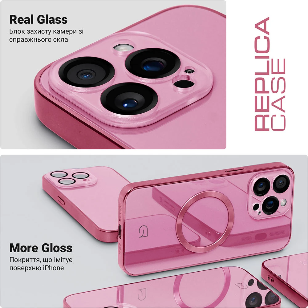 Чехол ArmorStandart Replica MagSafe для Apple iPhone 15 Pro Max Pink (ARM76241) фото 