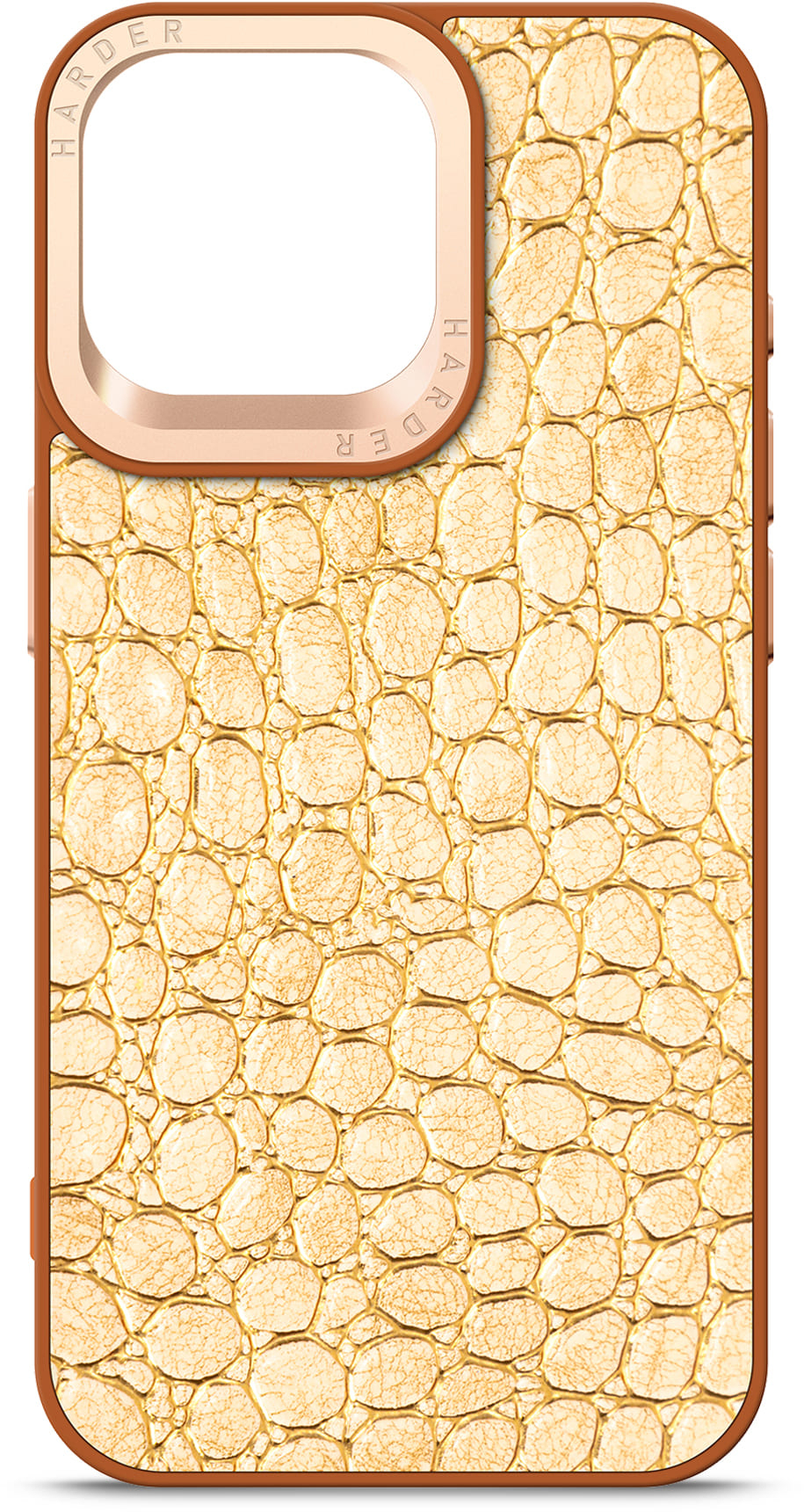 Чохол Harder Crocosaur для Apple iPhone 15 Pro Max Beige (ARM76709)фото2