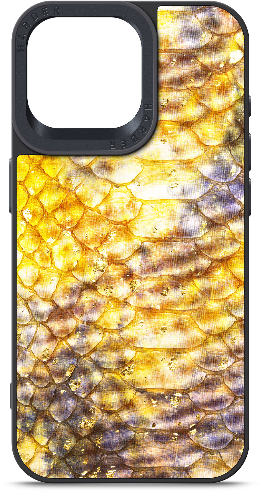 Чехол Harder Nagas для Apple iPhone 15 Pro Max Yellow (ARM76741) фото 