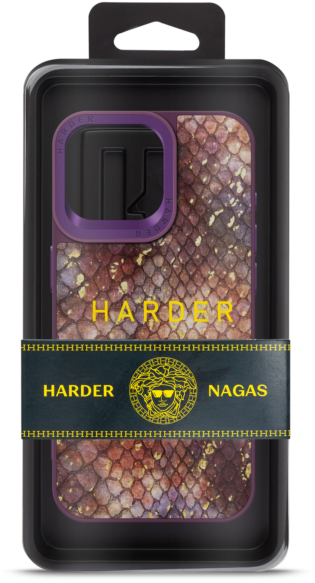 Чехол Harder Nagas для Apple iPhone 15 Pro Max Purple (ARM76744) фото 3