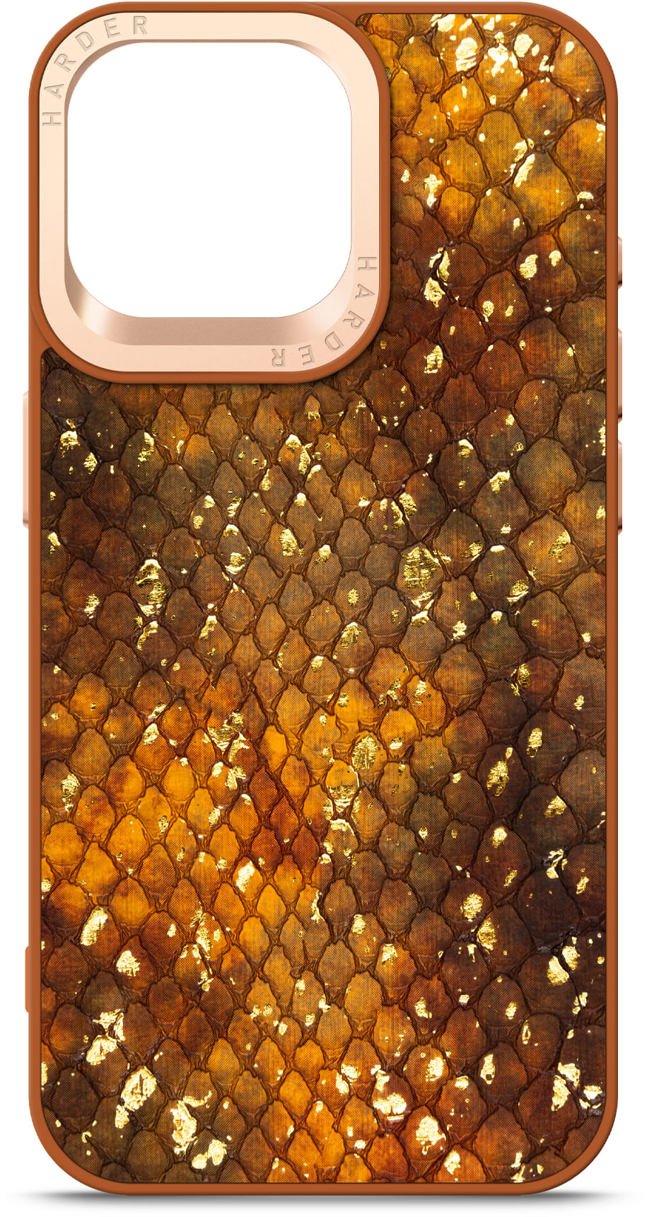 Чехол Harder Nagas для Apple iPhone 15 Pro Max Brown (ARM76745) фото 