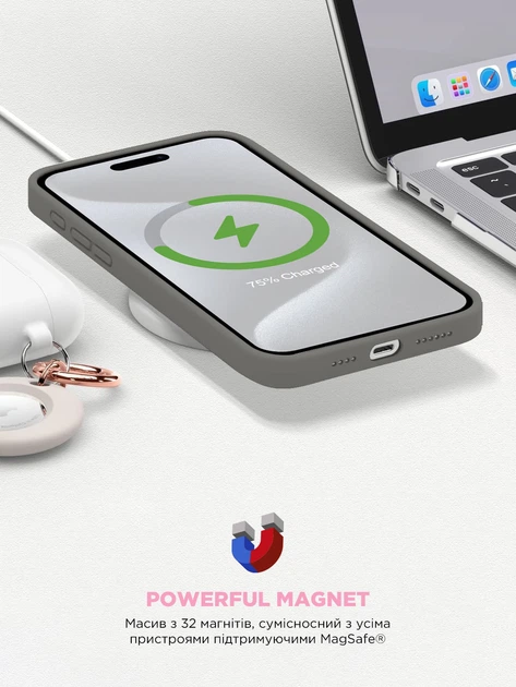 Чохол ArmorStandart ICON2 MagSafe для Apple iPhone 15 Pro Clay (ARM72744)фото9