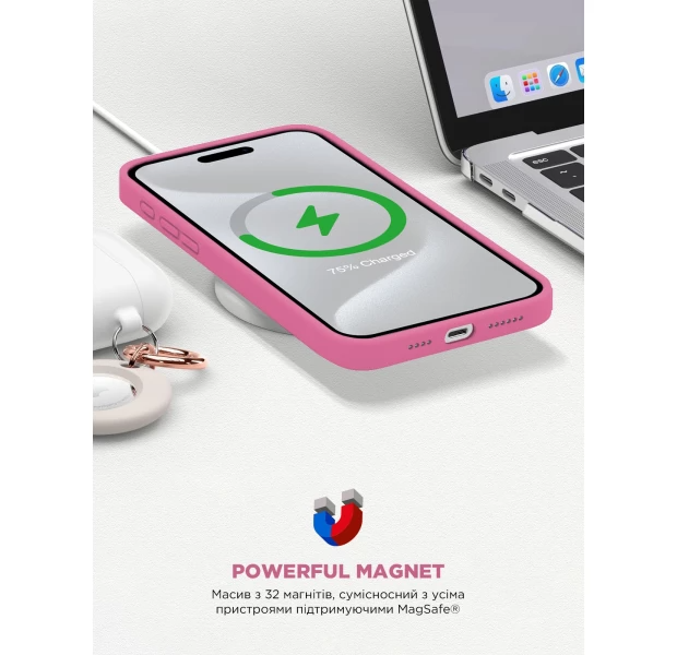 Чохол ArmorStandart ICON2 MagSafe для Apple iPhone 15 Pro Pink (ARM77005)фото8
