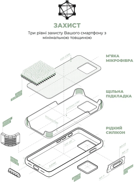Чехол ArmorStandart ICON2 MagSafe для Apple iPhone 15 Pro Soft Mint (ARM77006) фото 6