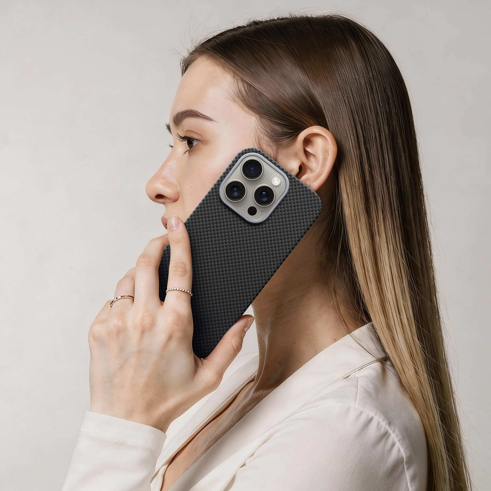 Чехол ArmorStandart BlackIcon Kevlar MagCase для Apple iPhone 15 Pro Black (ARM88536) фото 