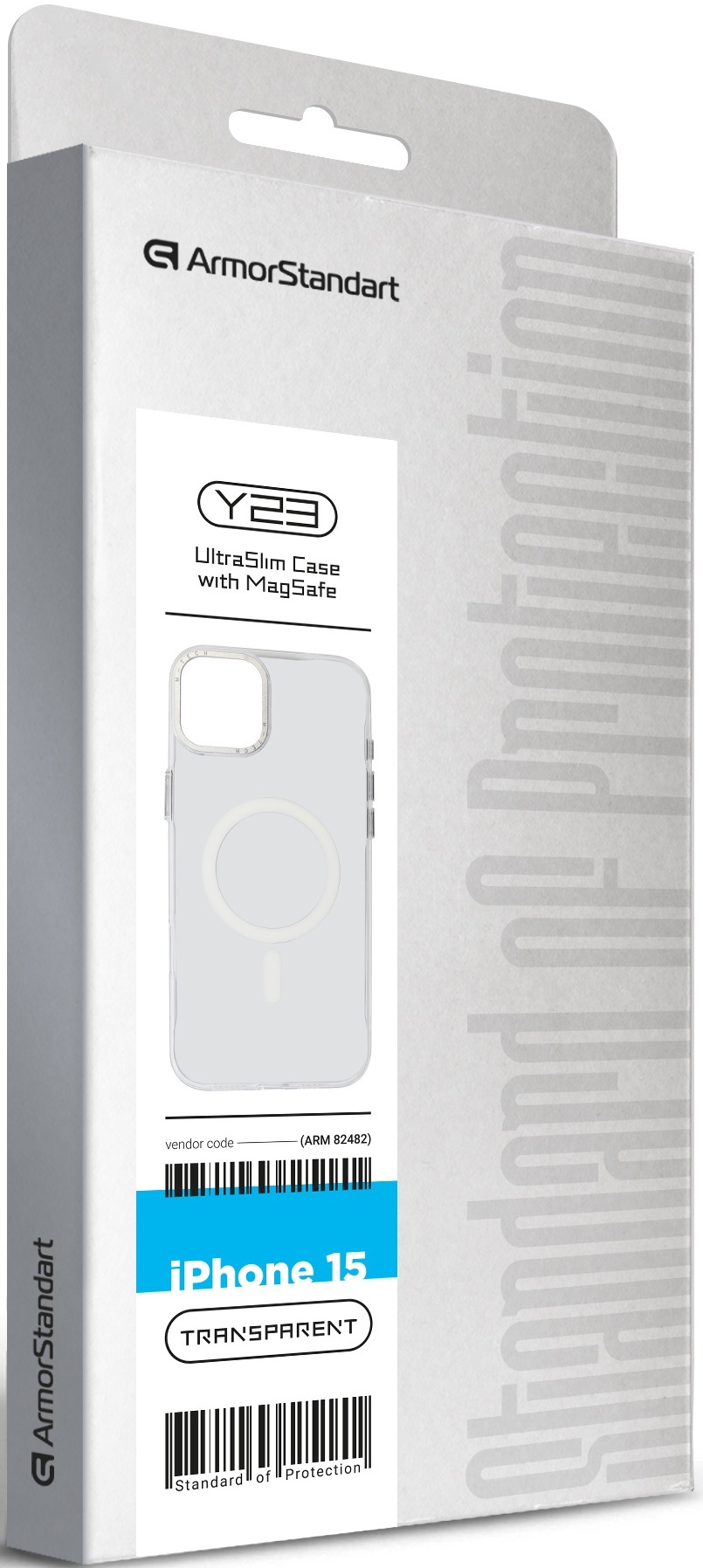 Чехол ArmorStandart Y23 MagSafe для Apple iPhone 15 Transparent (ARM82482) фото 3