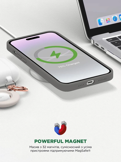 Чохол ArmorStandart ICON2 MagSafe для Apple iPhone 15 Clay (ARM72730)фото9