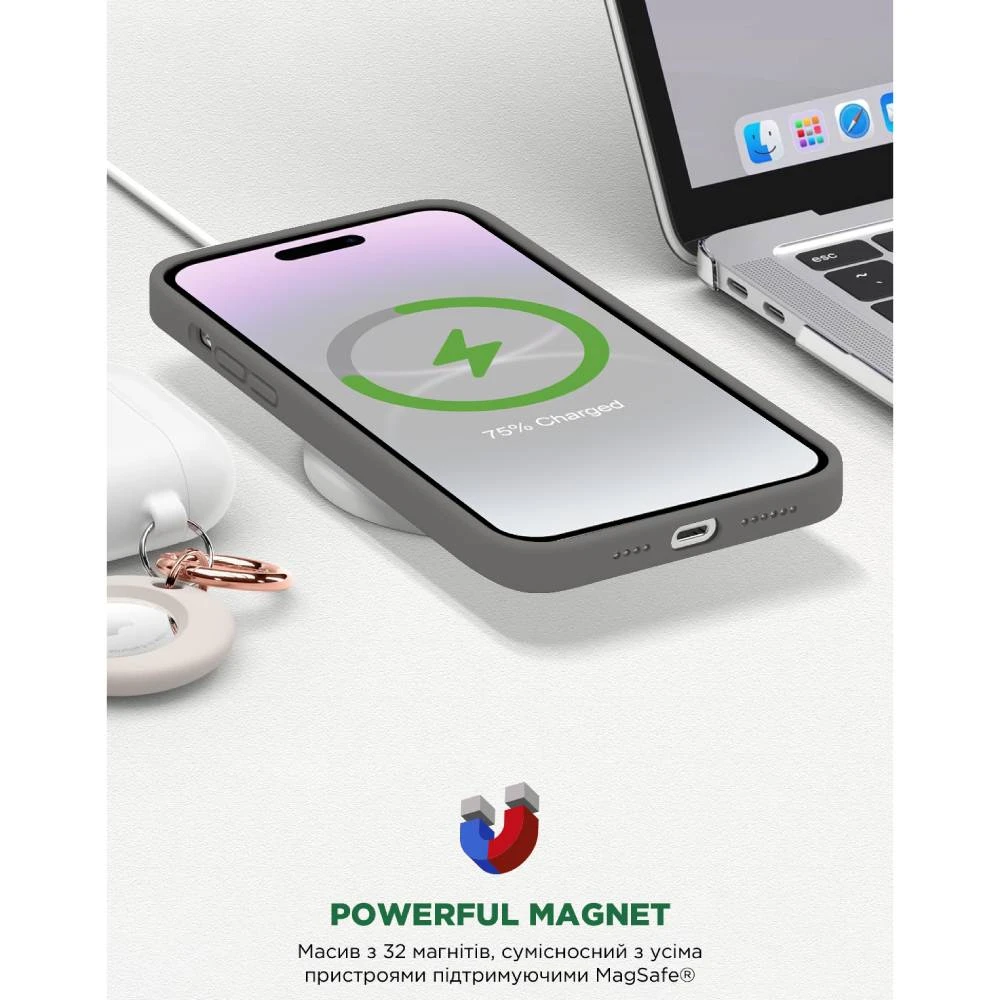 Чохол ArmorStandart ICON2 MagSafe для Apple iPhone 15 Plus Clay (ARM72736)фото9