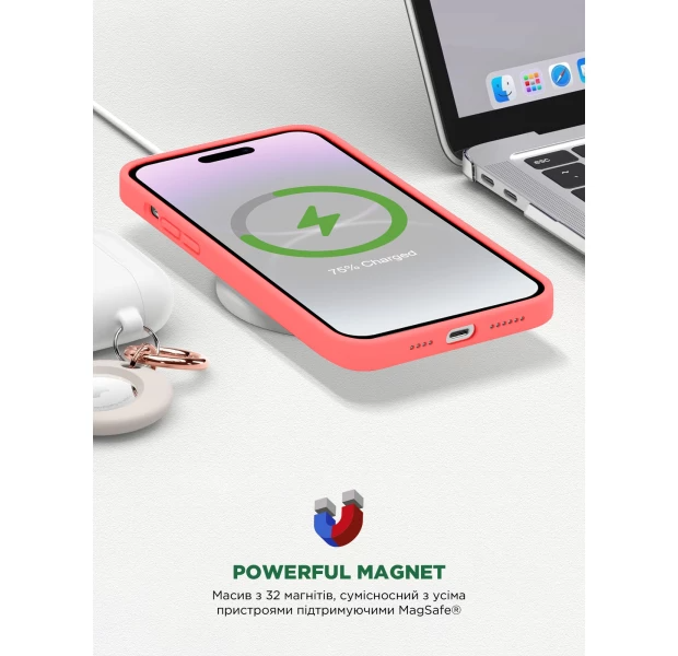 Чохол ArmorStandart ICON2 MagSafe для Apple iPhone 15 Plus Guava (ARM72738)фото8