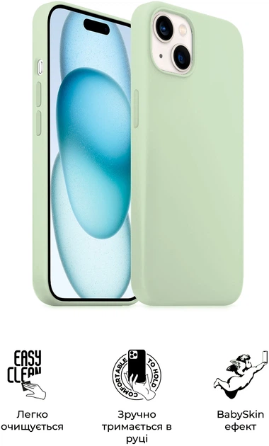 Чехол ArmorStandart ICON2 MagSafe для Apple iPhone 15 Soft Mint (ARM77010) фото 5