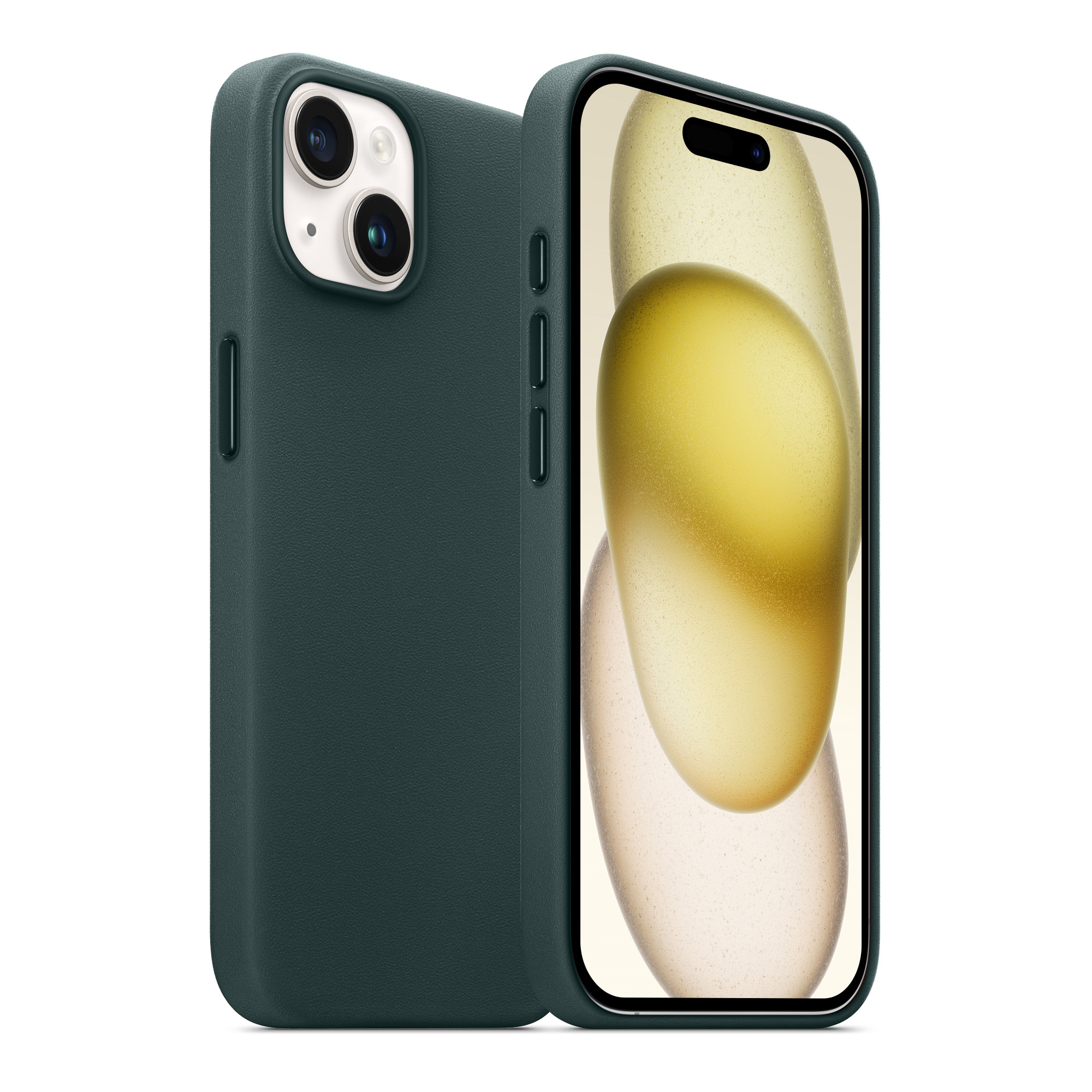 Чехол ArmorStandart FAKE Leather Case для Apple iPhone 15 Sequoia Green (ARM76291) фото 3