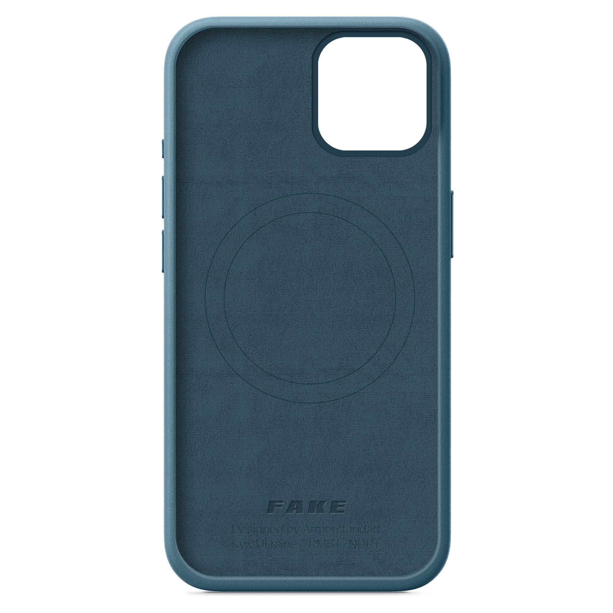 Чехол ArmorStandart FAKE Leather Case для Apple iPhone 15 Sea Blue (ARM76292) фото 