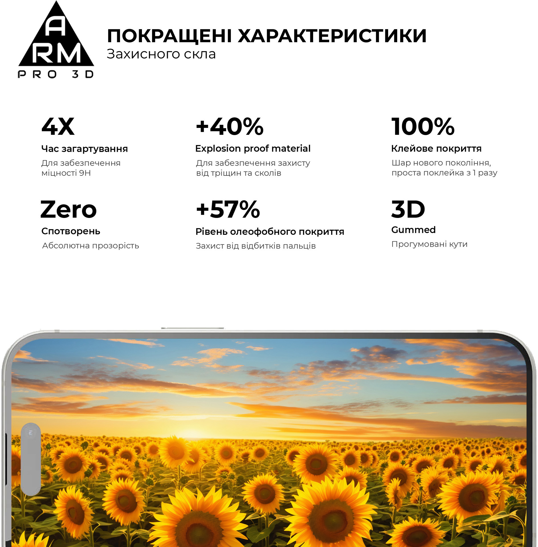 Захисне скло ArmorStandart Pro 3D для Apple iPhone 15 Plus (ARM68218)фото4