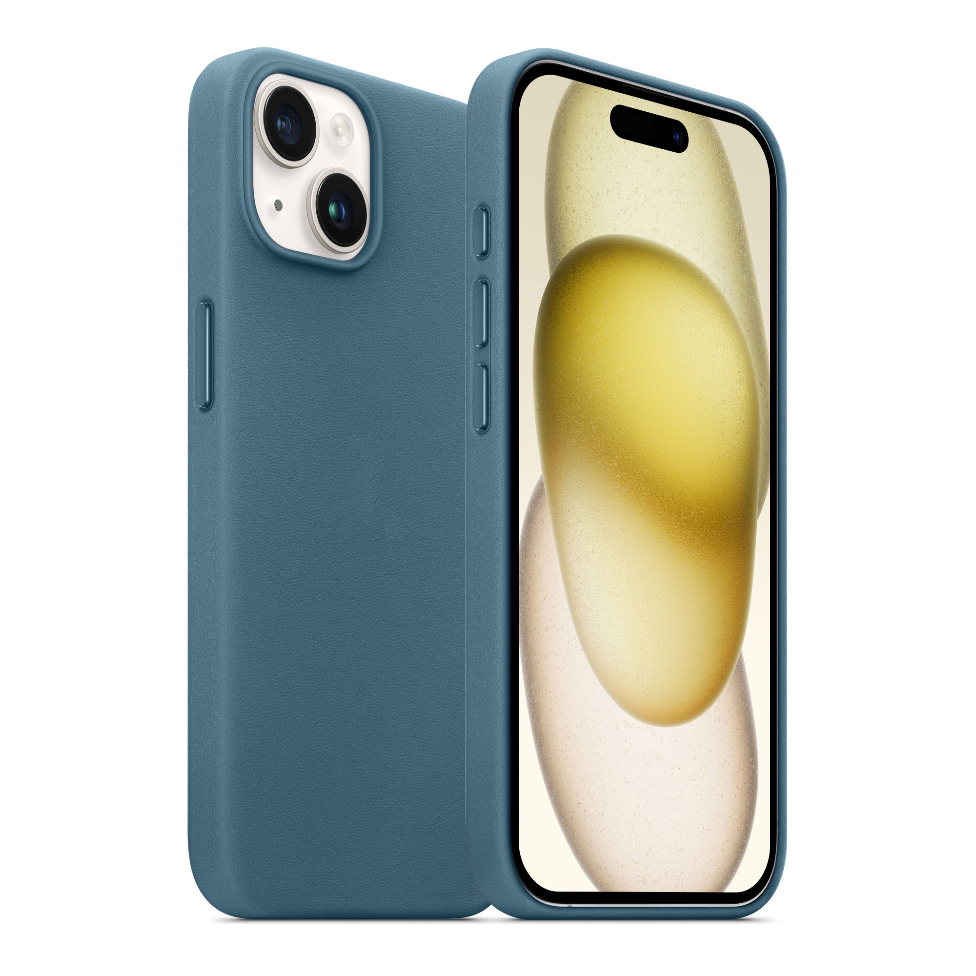 Чехол ArmorStandart FAKE Leather Case для Apple iPhone 15 Plus Sea Blue (ARM76298) фото3