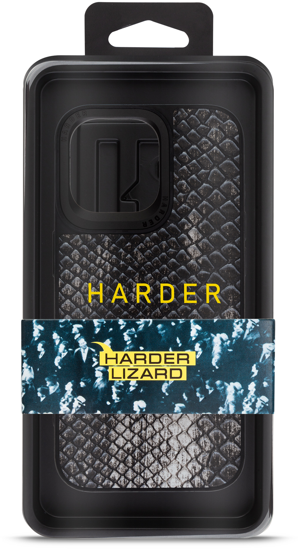 Чохол Harder Lizard для Apple iPhone 14 Pro Max Black (ARM76881)фото3
