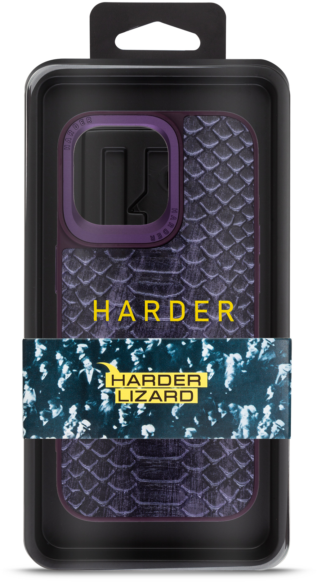 Чохол Harder Lizard для Apple iPhone 14 Pro Max Purple (ARM76882)фото3