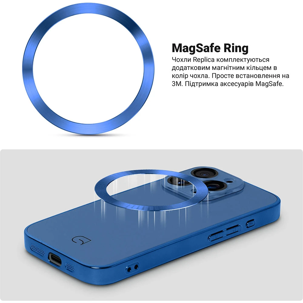 Чехол ArmorStandart Replica MagSafe для Apple iPhone 14 Pro Max Blue (ARM76209) фото 