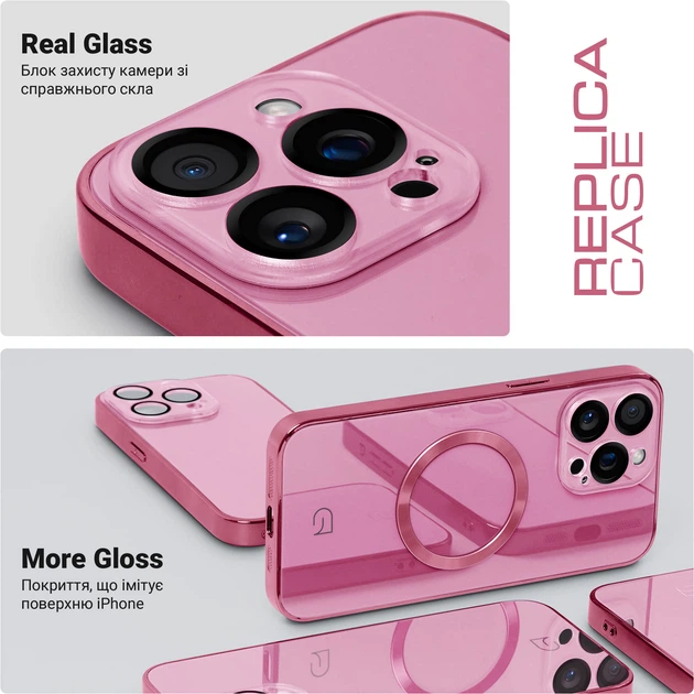Чехол ArmorStandart Replica MagSafe для Apple iPhone 14 Pro Max Pink (ARM76212) фото 