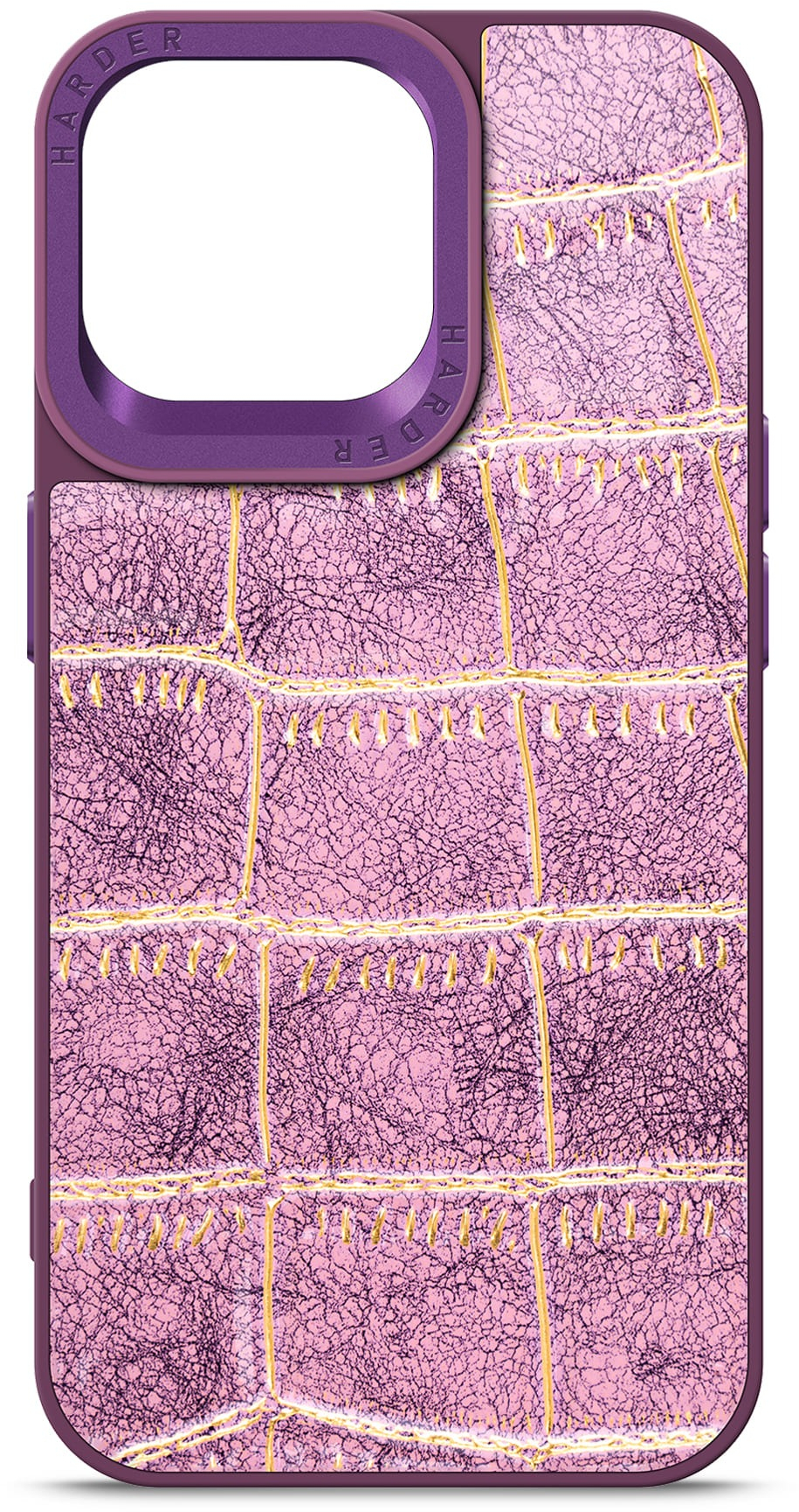 Чехол Harder Crocosaur для Apple iPhone 14 Pro Max Purple (ARM76728) фото 2