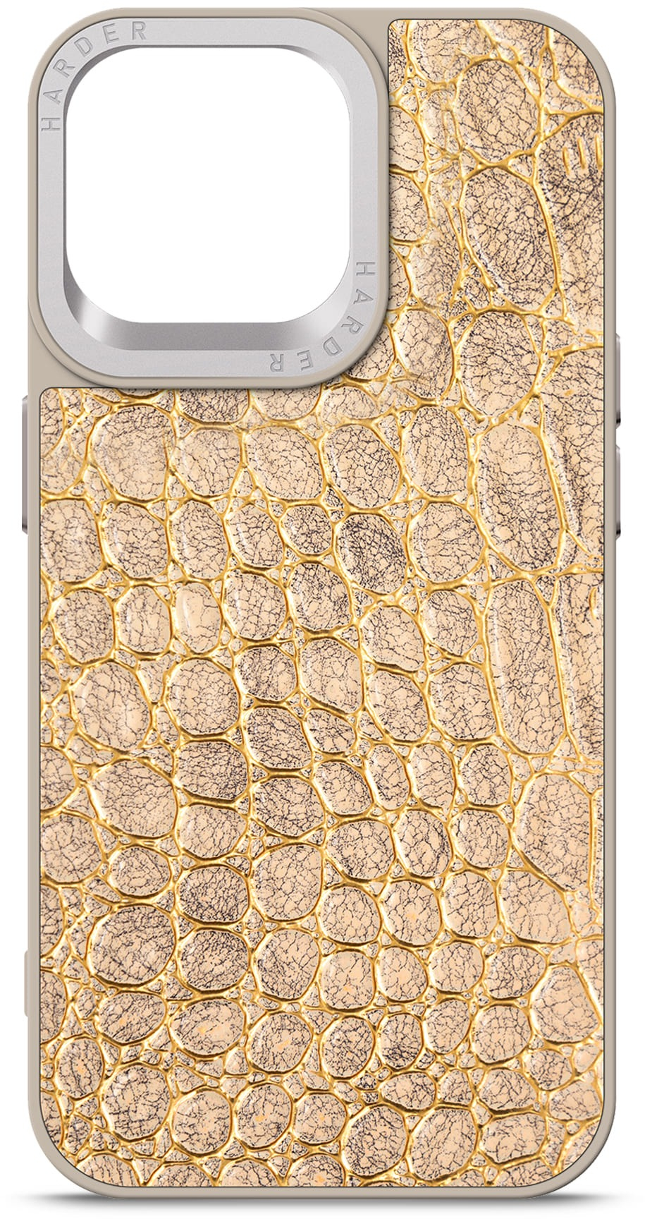 Чехол Harder Crocosaur для Apple iPhone 14 Pro Max Titanium (ARM76729) фото 2