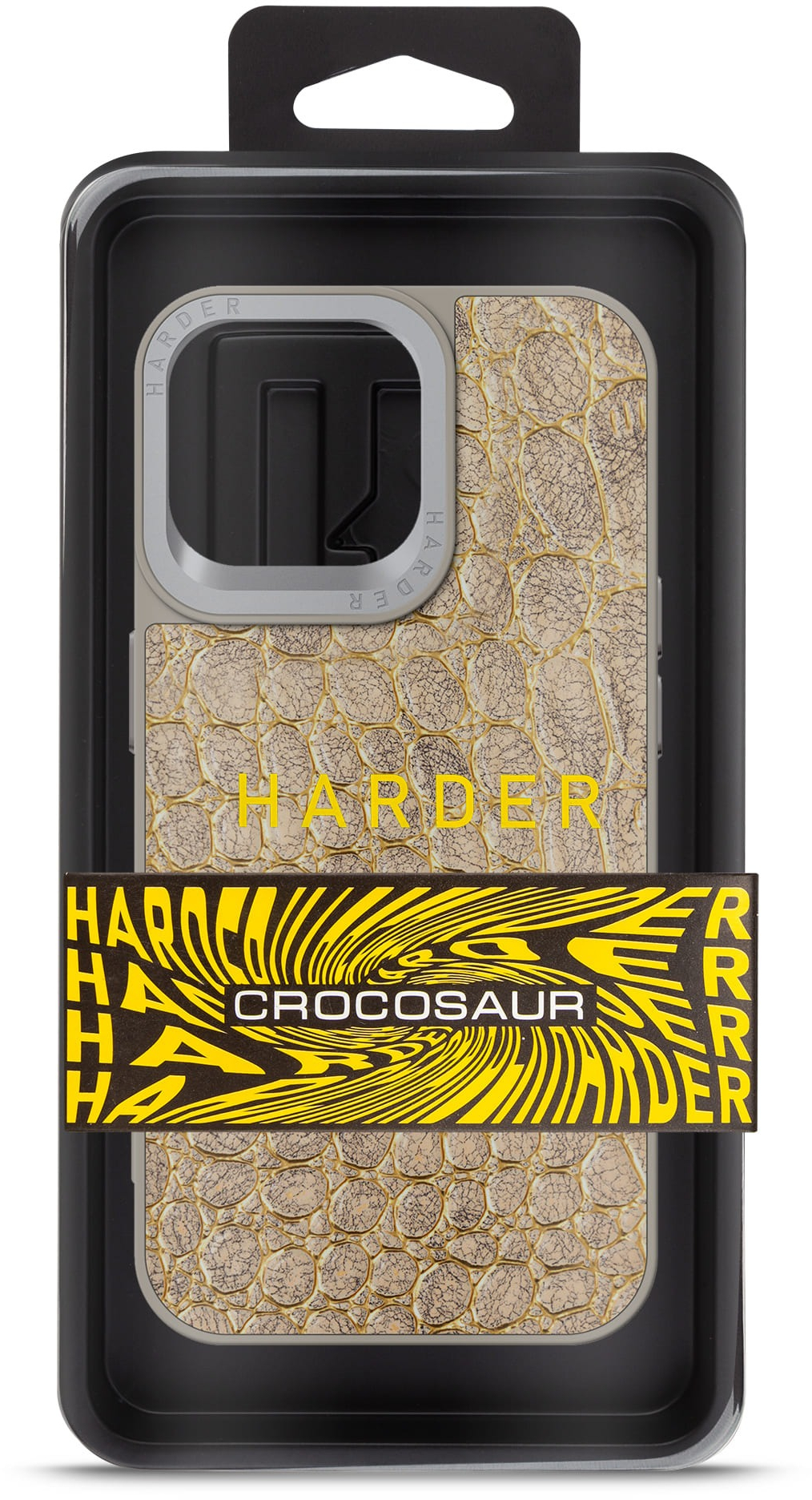 Чехол Harder Crocosaur для Apple iPhone 14 Pro Max Titanium (ARM76729) фото 3