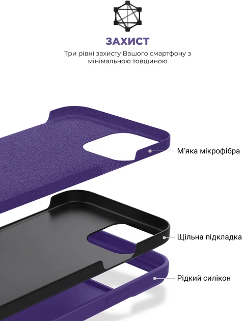 Чехол ArmorStandart ICON2 Case для Apple iPhone 14 Pro Iris (ARM68462) фото 4