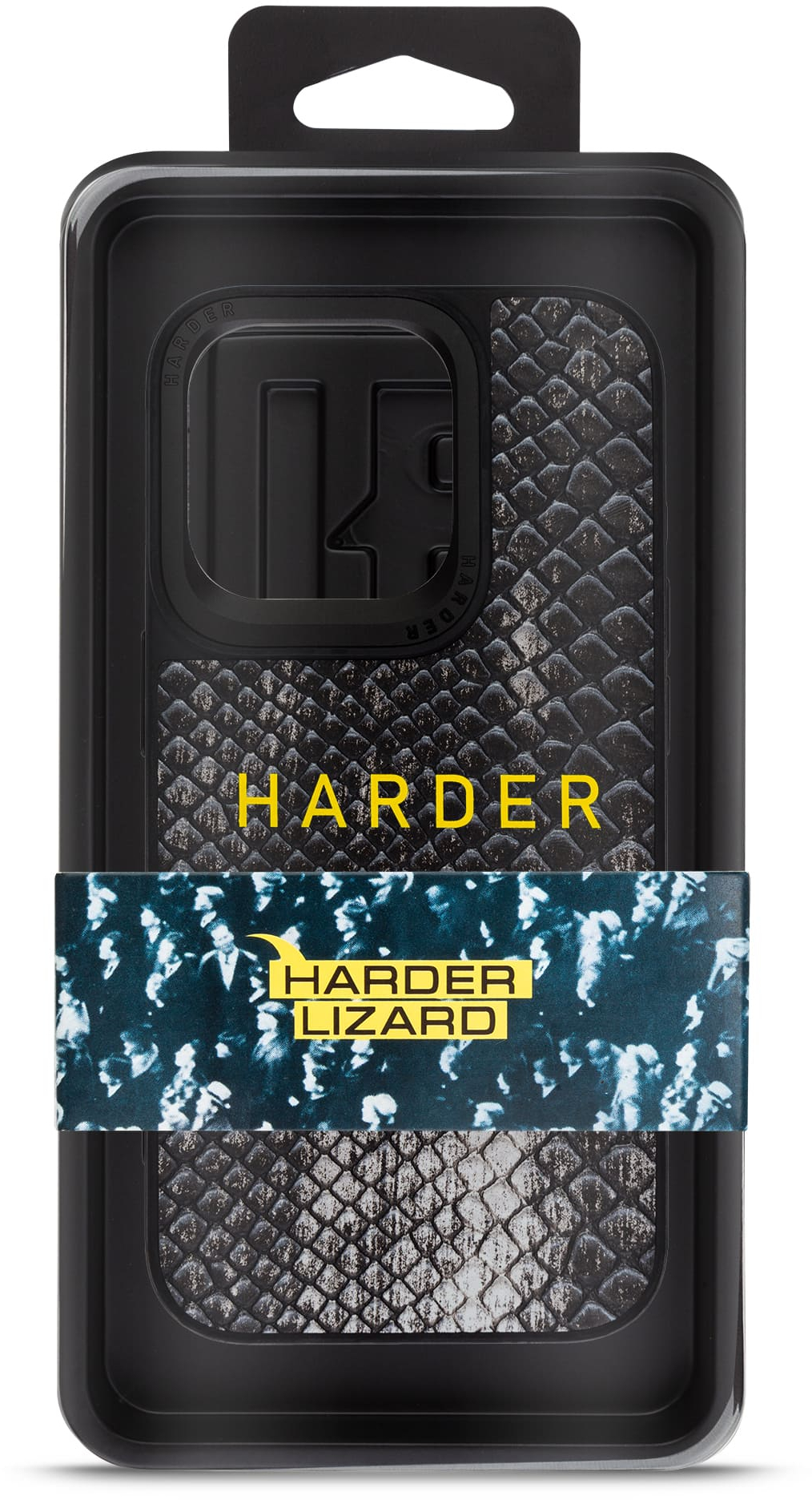 Чехол Harder Lizard для Apple iPhone 14 Pro Black (ARM76877) фото 