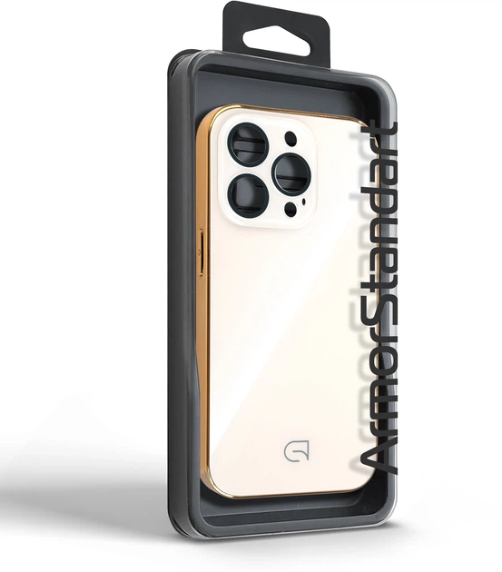 Чехол ArmorStandart Replica MagSafe для Apple iPhone 14 Pro Beige Gold (ARM76199) фото 