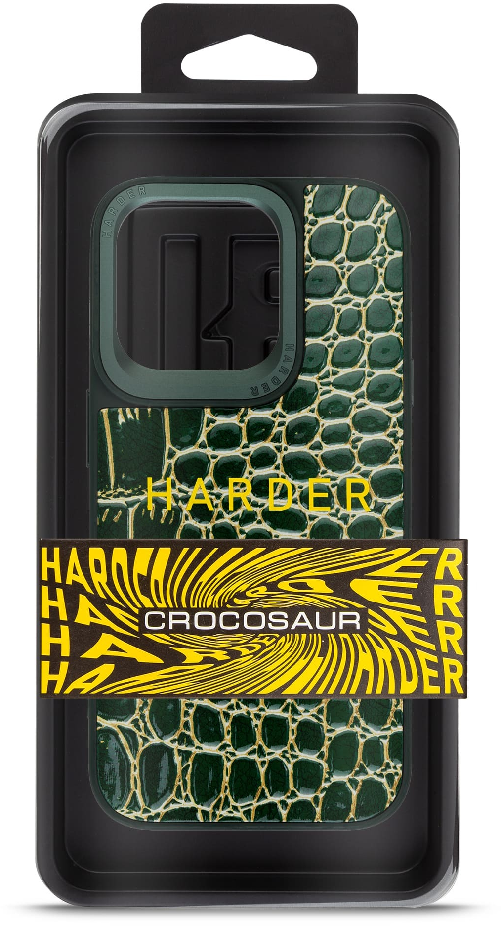 Чехол Harder Crocosaur для Apple iPhone 14 Pro Green (ARM76720) фото 3