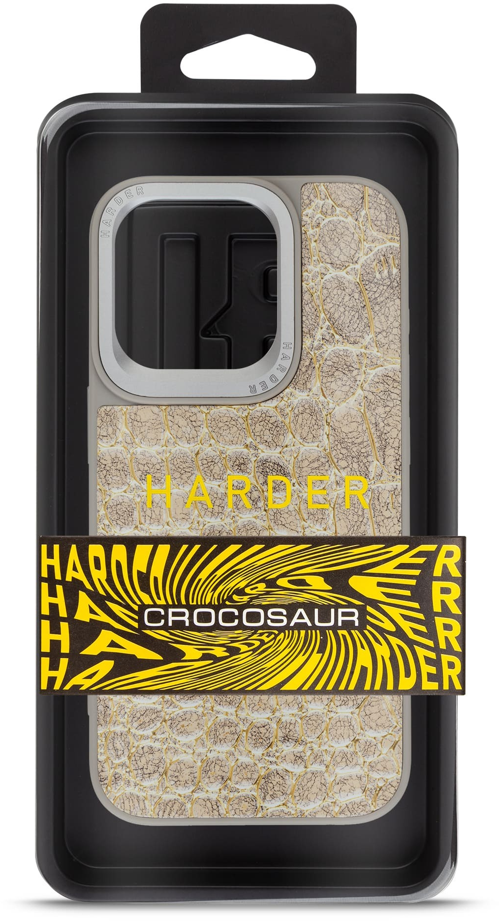 Чехол Harder Crocosaur для Apple iPhone 14 Pro Titanium (ARM76723) фото 