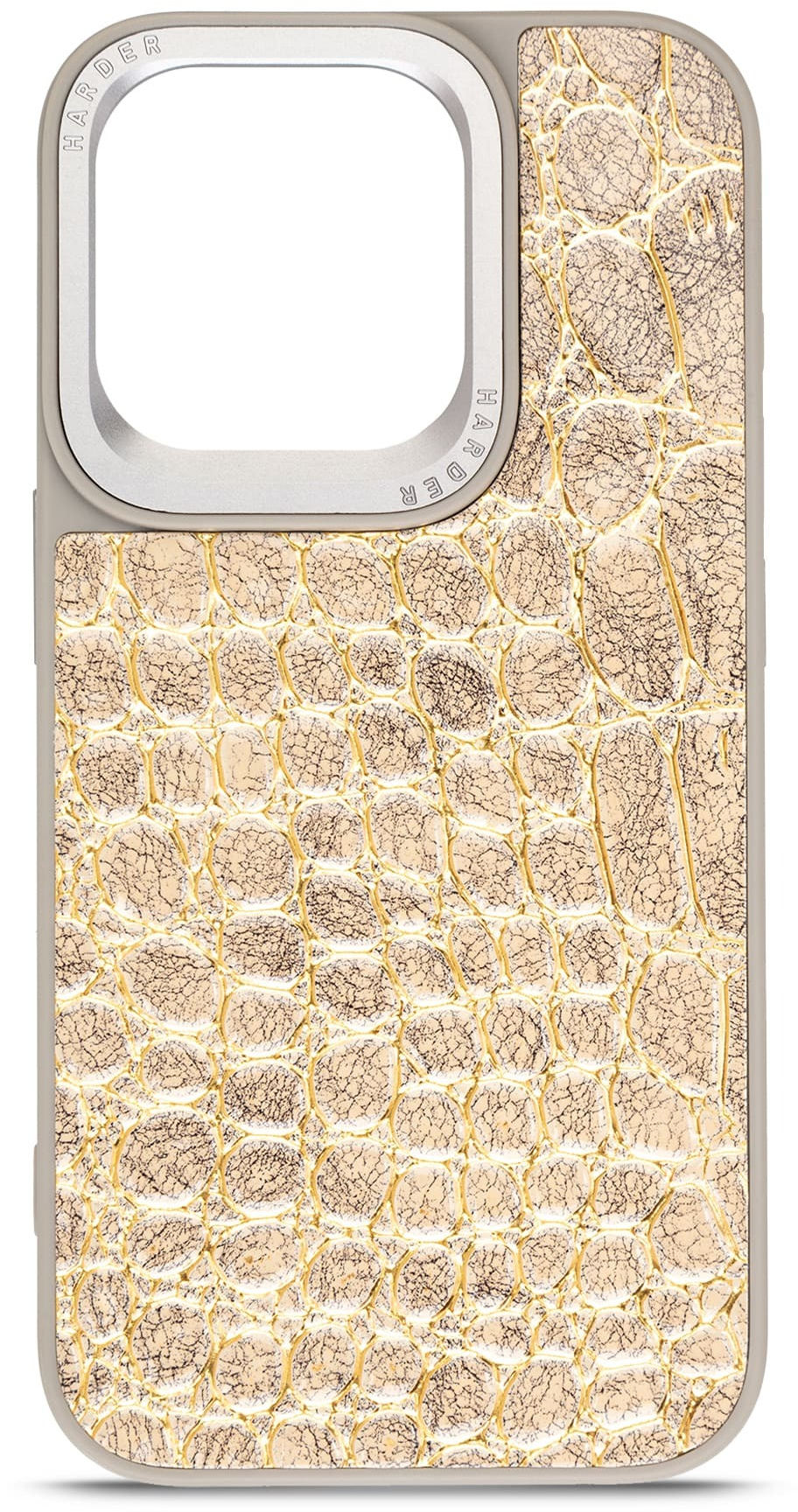 Чехол Harder Crocosaur для Apple iPhone 14 Pro Titanium (ARM76723) фото 